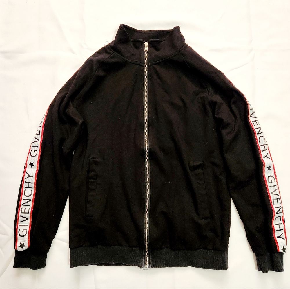 Vintage Givenchy Women's Jacket Logo Zip-Up Tracksuit Authentic - Picture 5 of 14